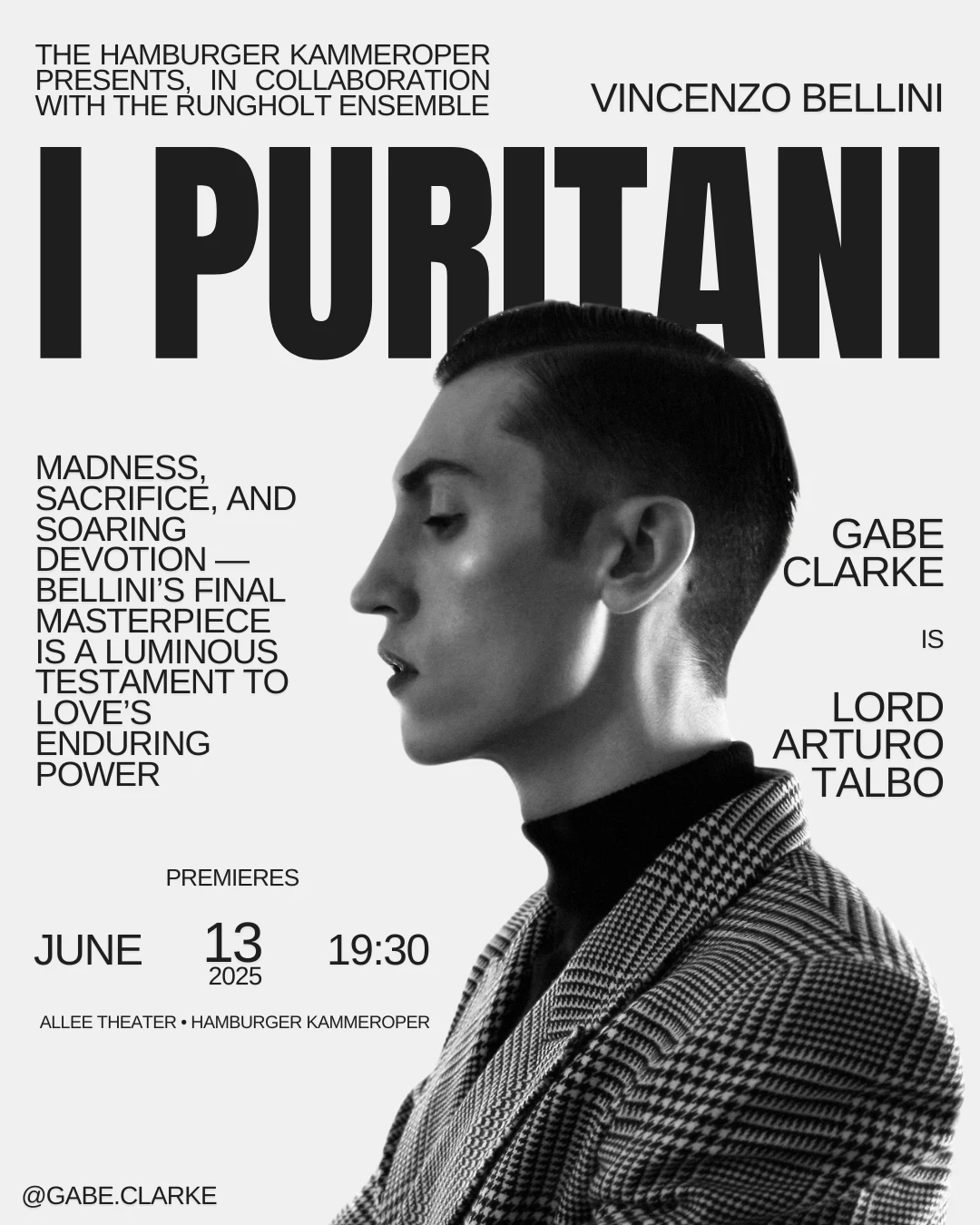 I Puritani poster