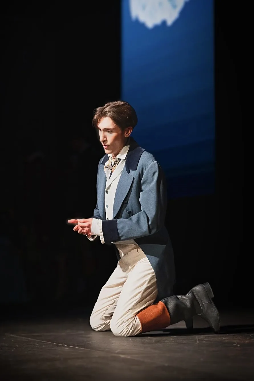 Gabe Clarke on stage